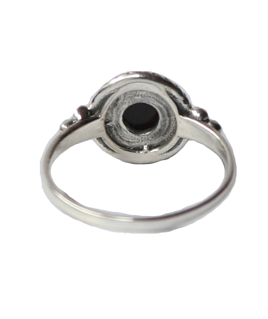 Sterling Silver Ring with Large Stone