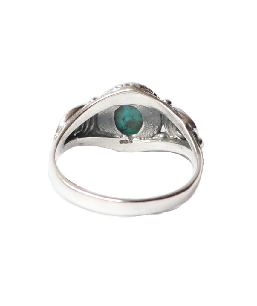 Sterling Silver Oval Stone Ring