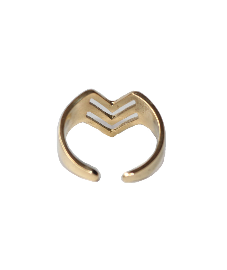 Triple Triangle Ring