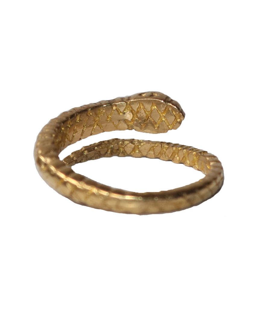 Elegant Adjustable Snake Ring
