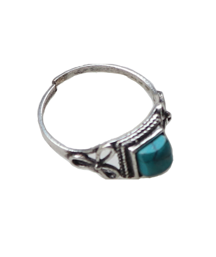 Small Stone Ring Adjustable