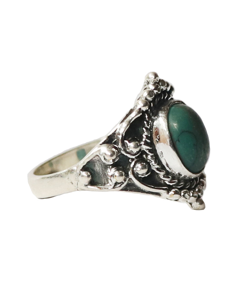 Sterling Silver Gemstone Ring