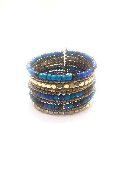Gold & Blue Cuff