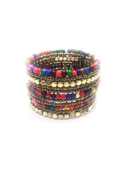 Gold & Multicolour Cuff