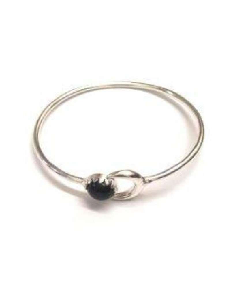 Moon Bracelet with Stone