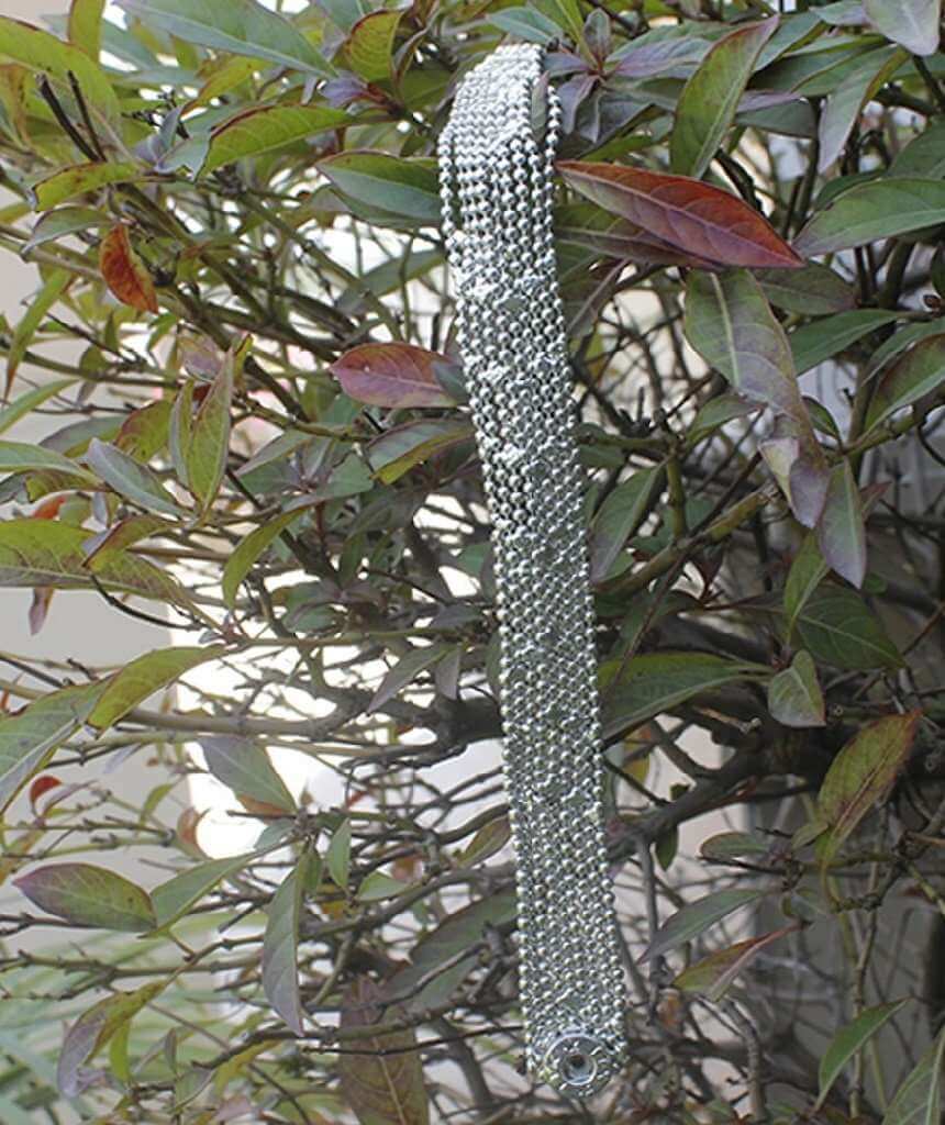 Large Silver Chainmail Bracelet