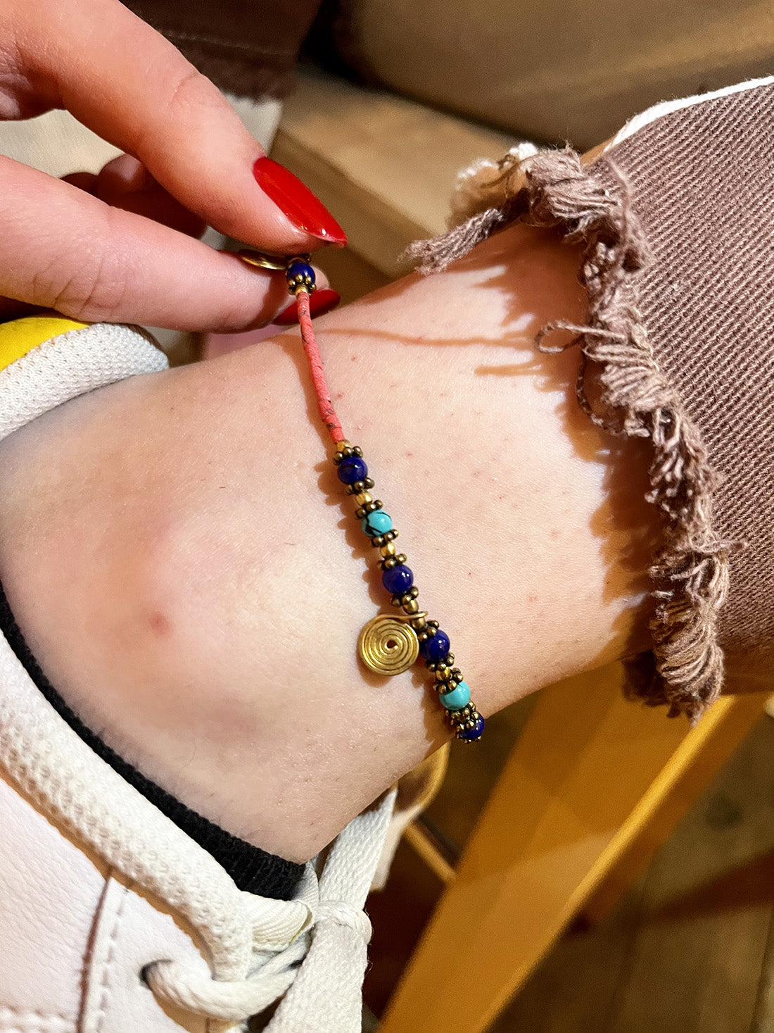 Multi Swirl Anklet