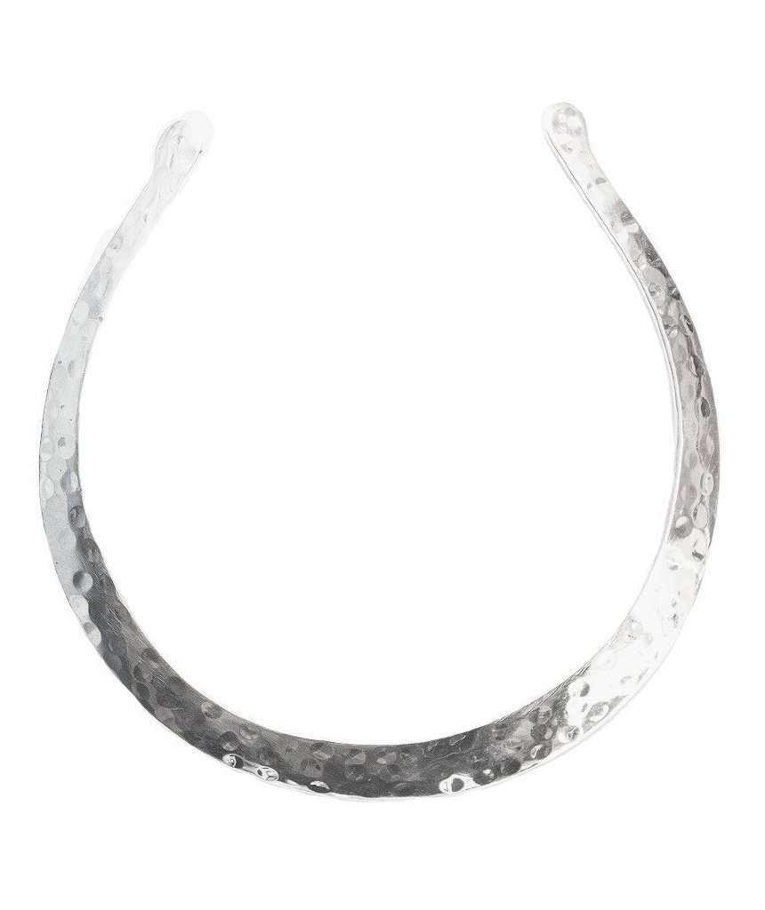 Hammered Torque Choker Necklace
