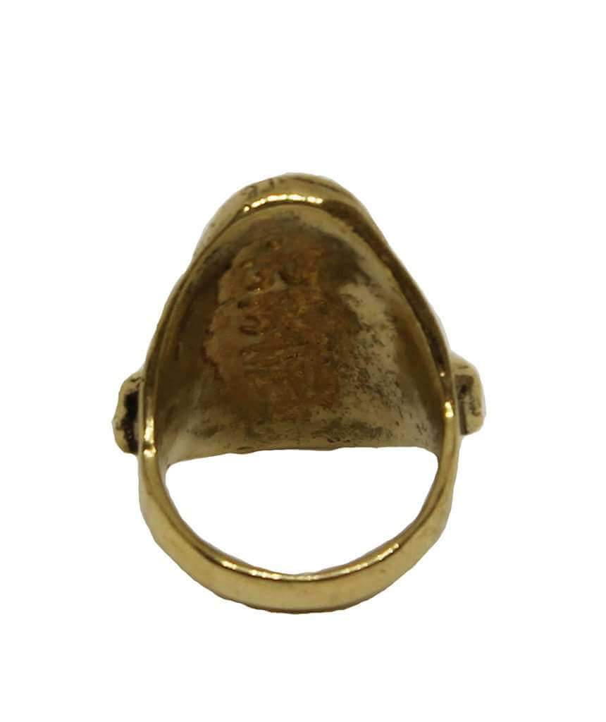 Namaste Buddha Ring Gold