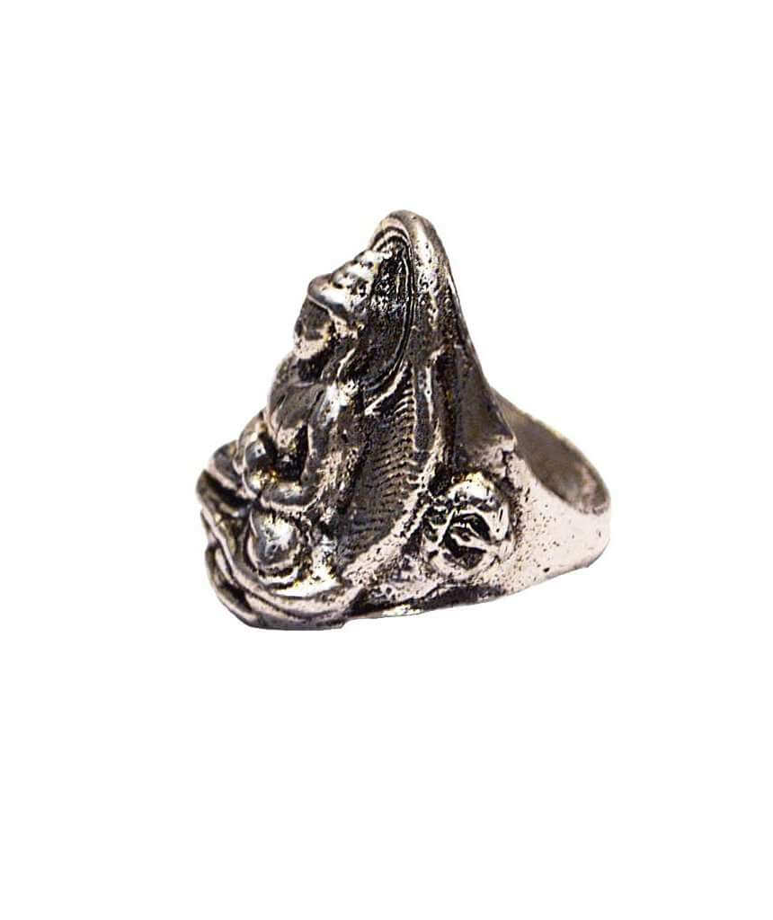 Namaste Buddha Ring Silver