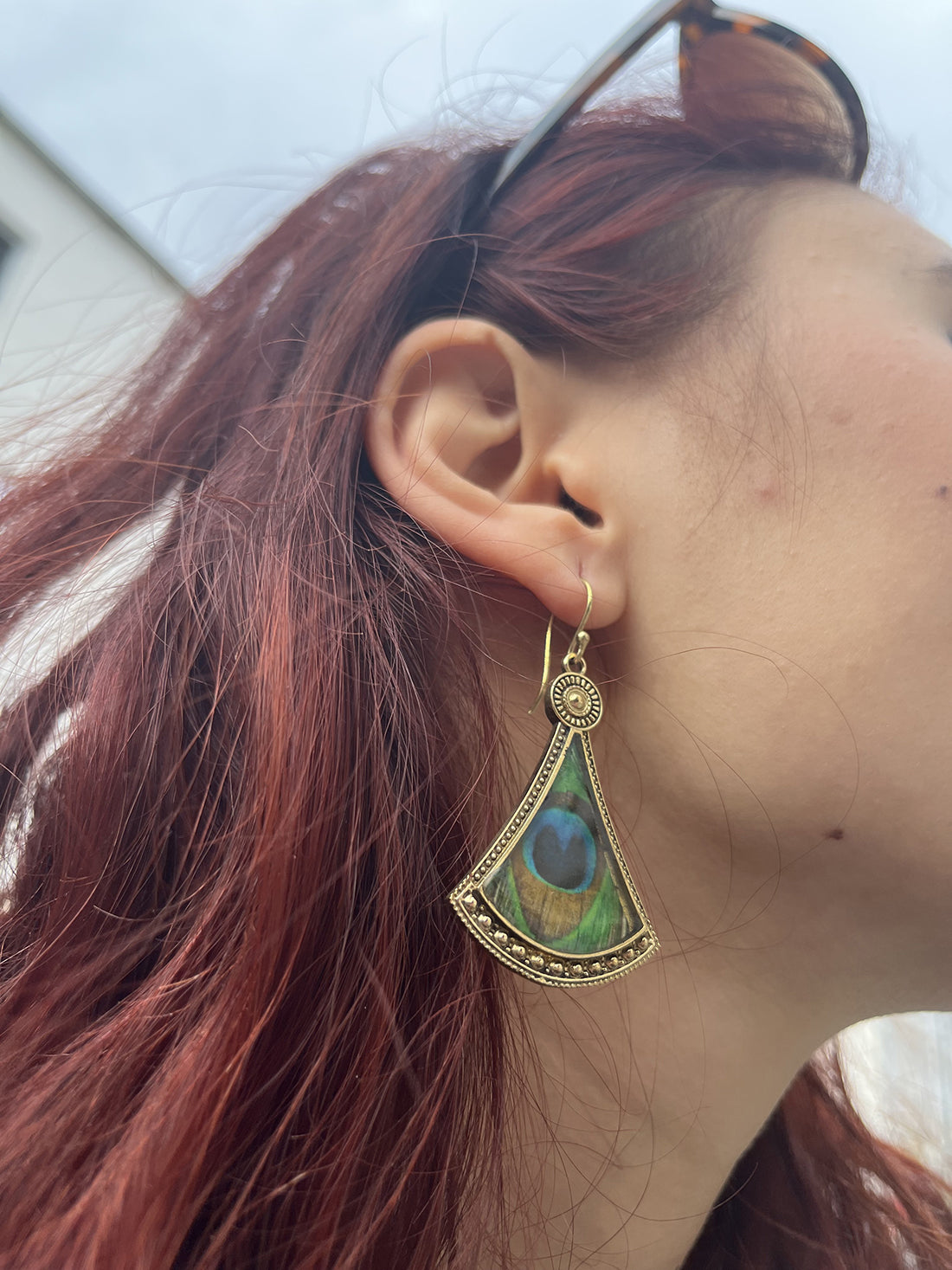 Peacock Earrings