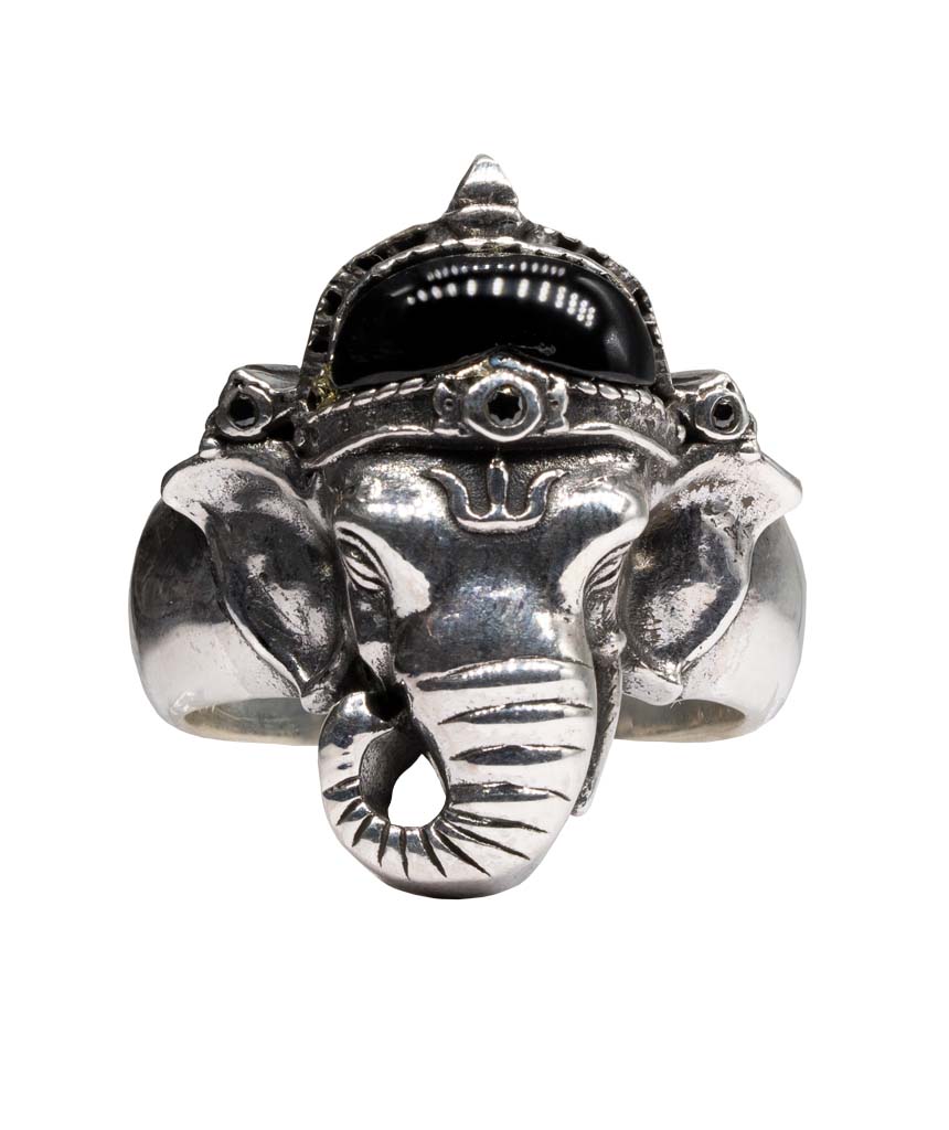 Silver on sale elephant ring