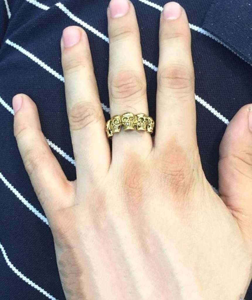 Skull Head Ring
