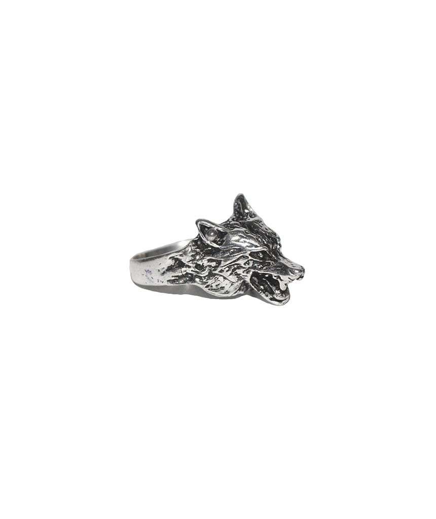 Silver Wolf Ring