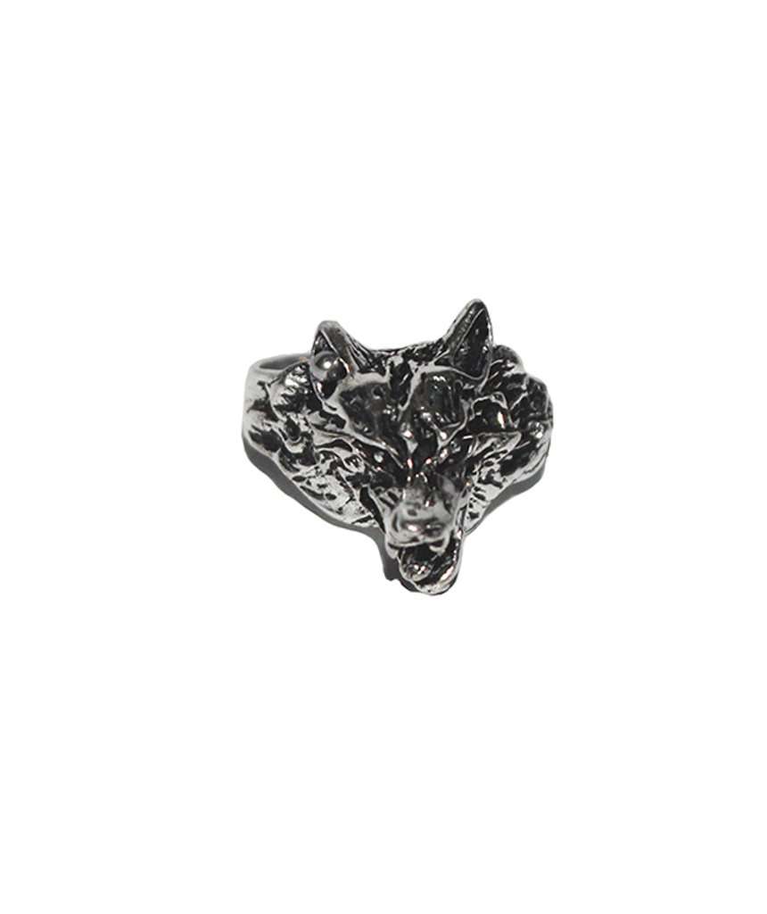 Silver Wolf Ring