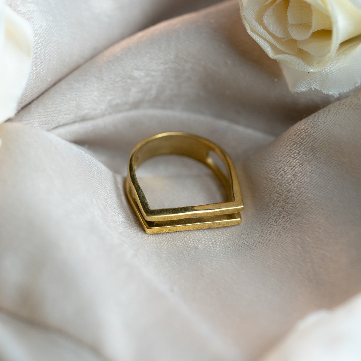 Geometric Thumb Ring