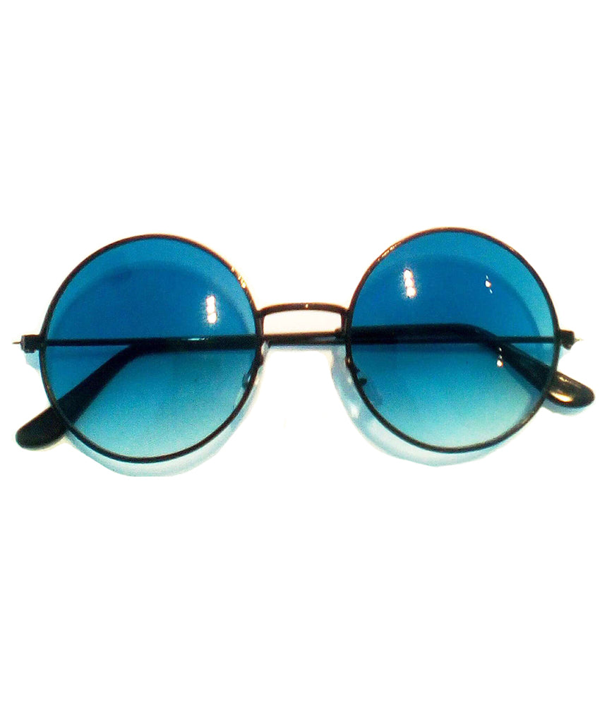 Round sunglasses with colored frames