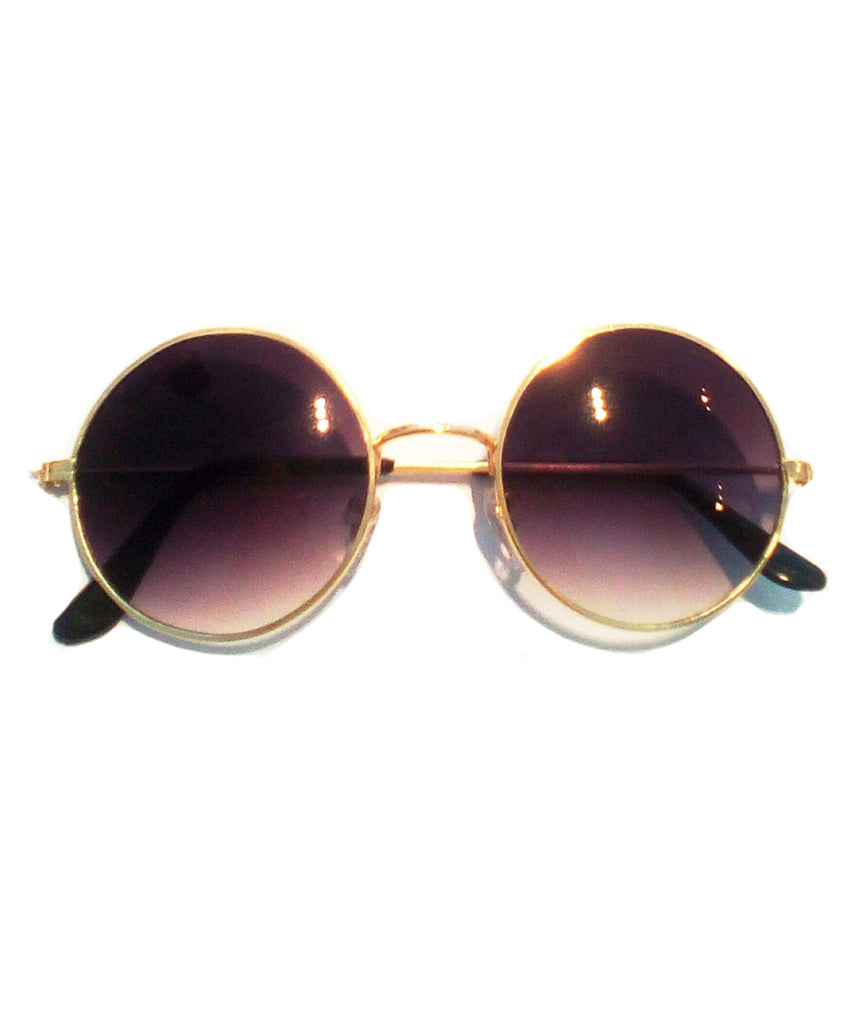 Round sunglasses with colored frames