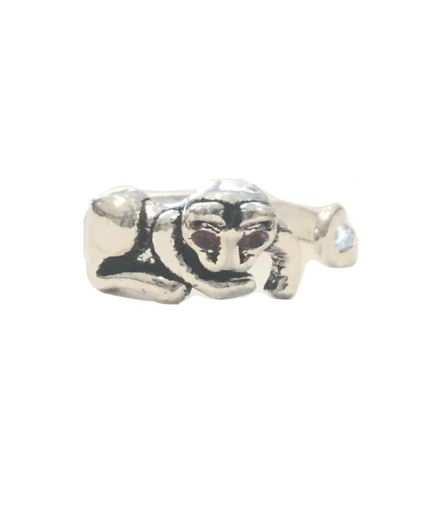 Silver Cat Ring