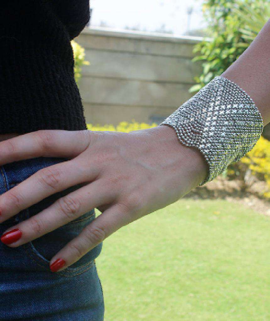 Silver Chainmail Bracelet