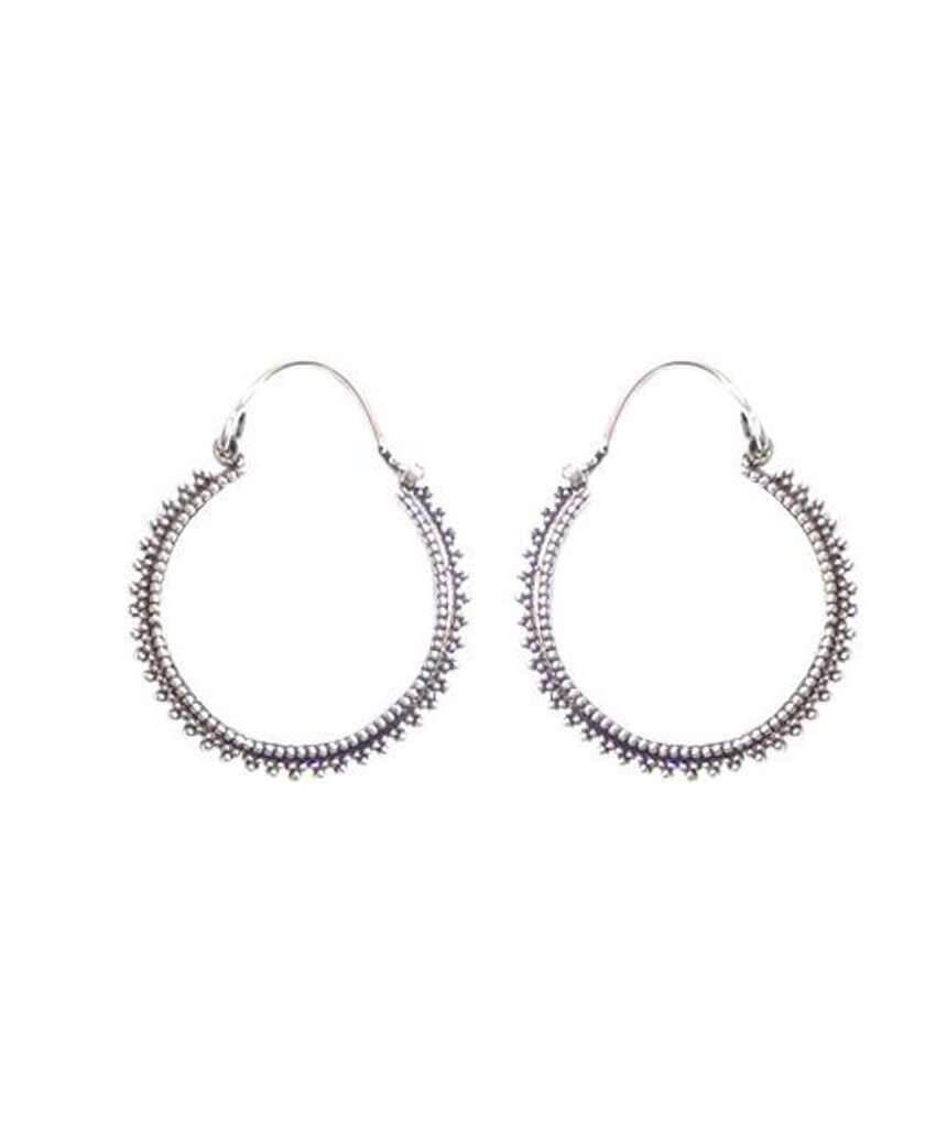 Silver Classic Hoop Earrings