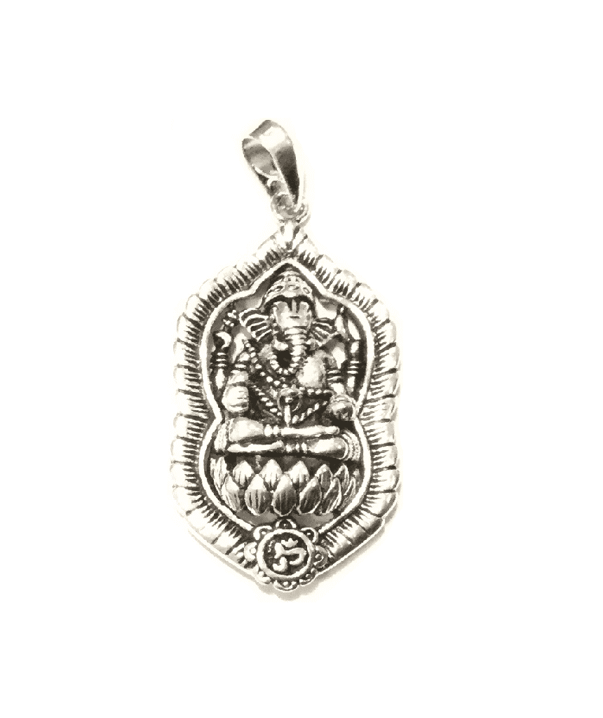 Silver Ganesha Pendant