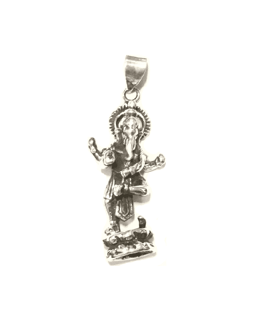 Silver Ganesha Pendant