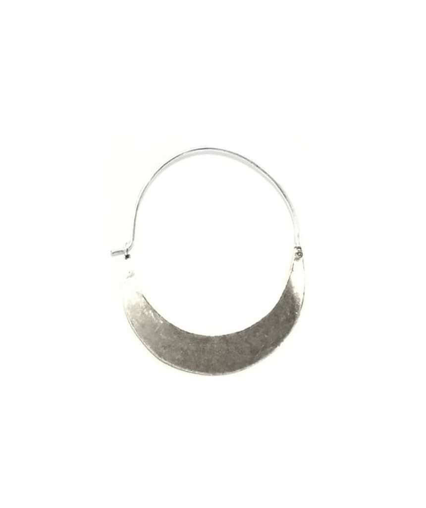 Silver Half Circle Earrings