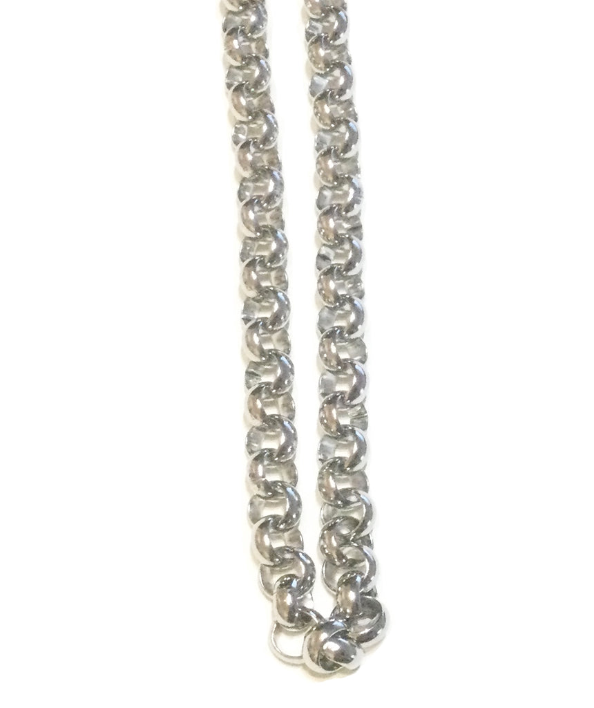 Silver Intertwined Chain Necklace