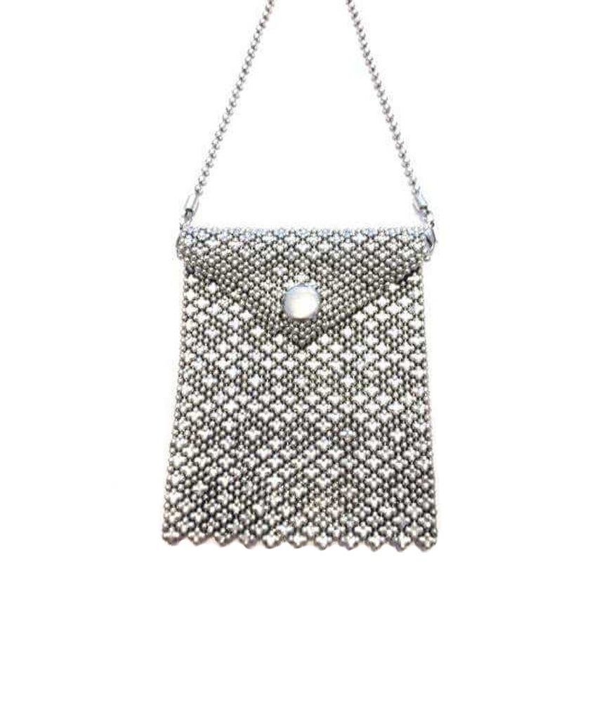 Silver Chainmail Bag