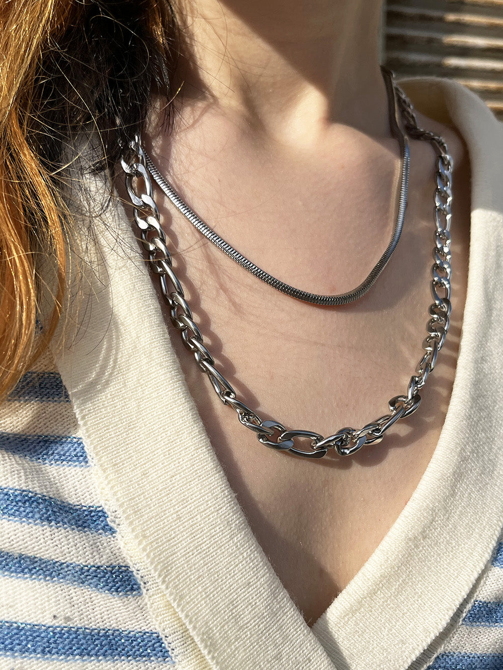Silver Link Chain Necklace