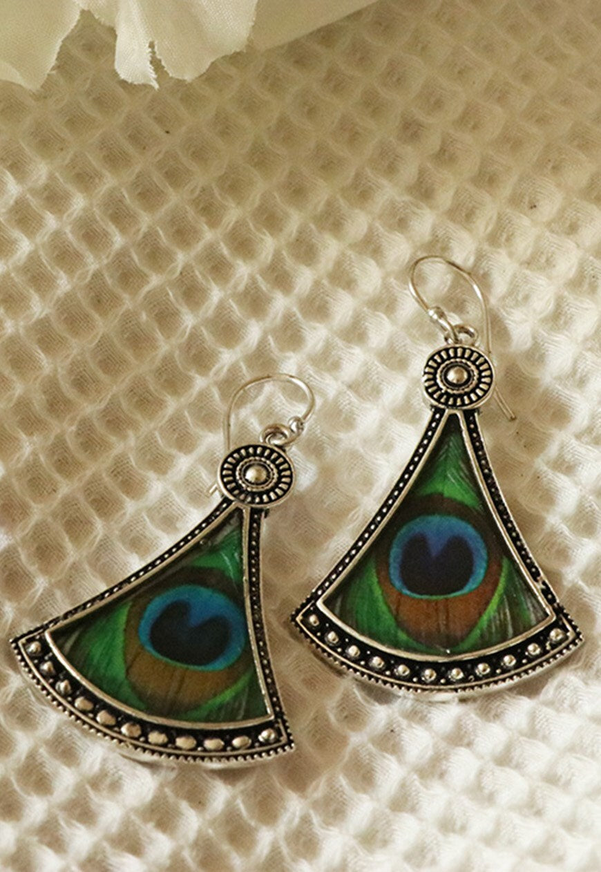 Peacock Earrings