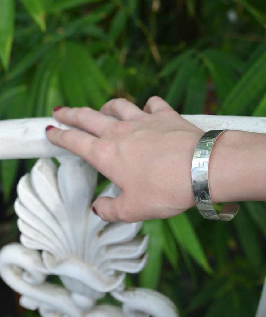 Silver Simple Bangle Bracelet