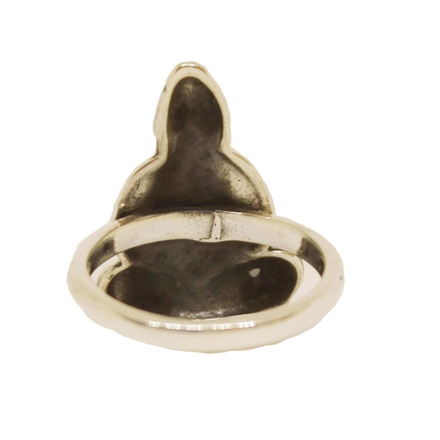 Silver Sitting Buddha Ring