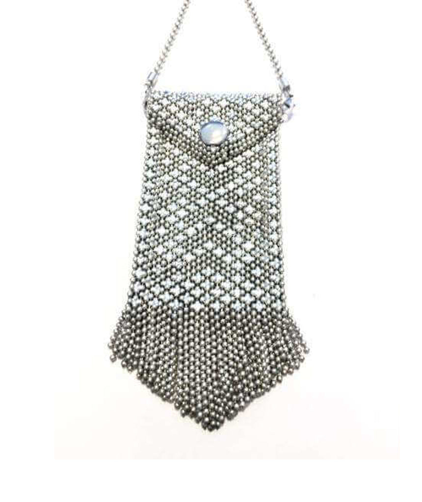 Silver Chainmail Bag