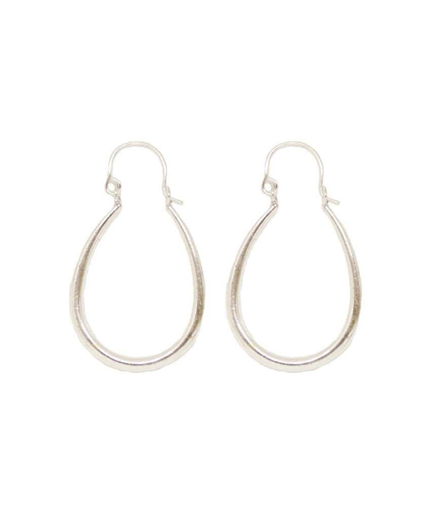 Silver Small Classic Teardrop Earrings