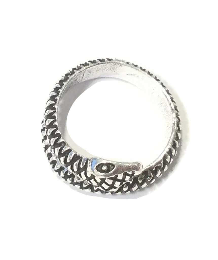 SIlver Snake Wrap Ring
