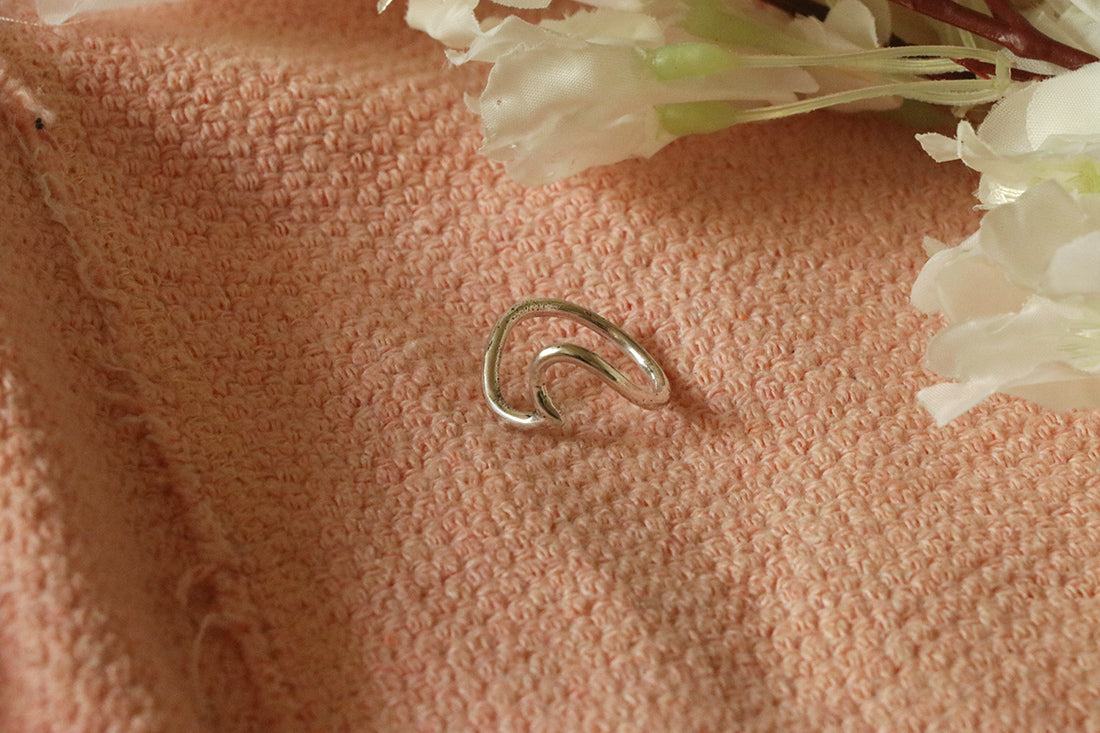 Silver Wave Ring