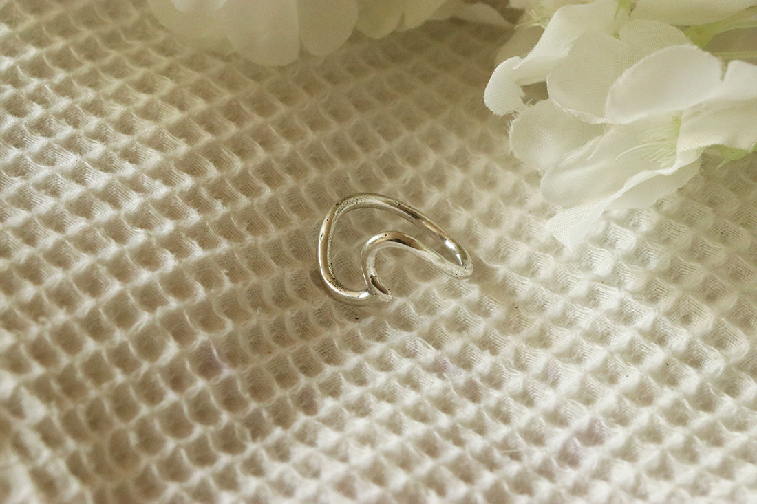 Silver Wave Ring