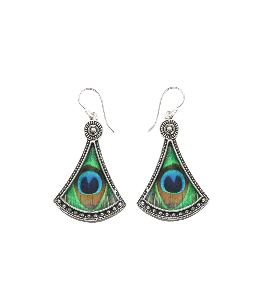 Peacock Earrings