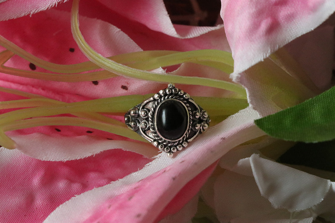 Sterling Silver Gemstone Ring