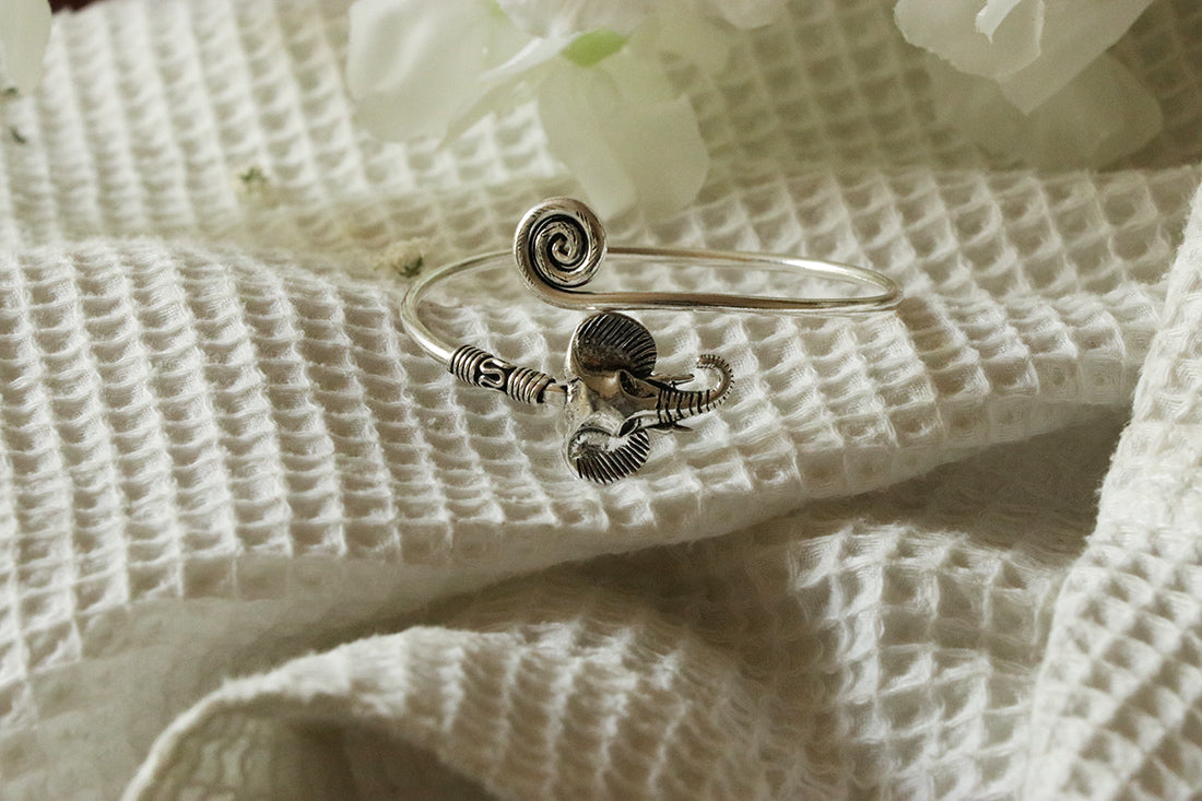 Elephant Bangle Bracelet