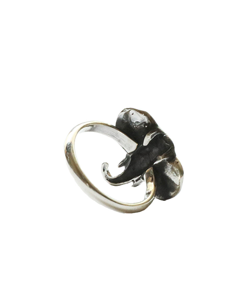 Silver Elephant Ring