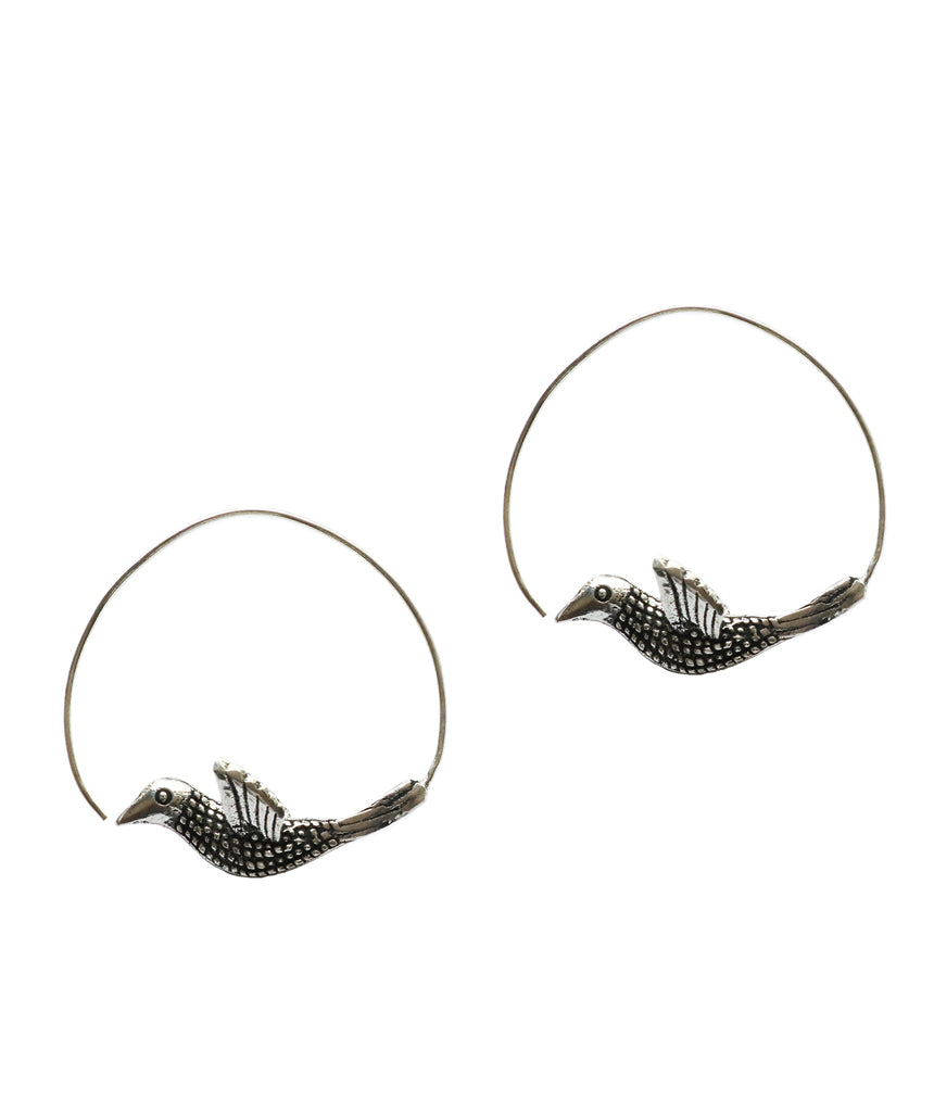 Flying Bird Statement Earrings