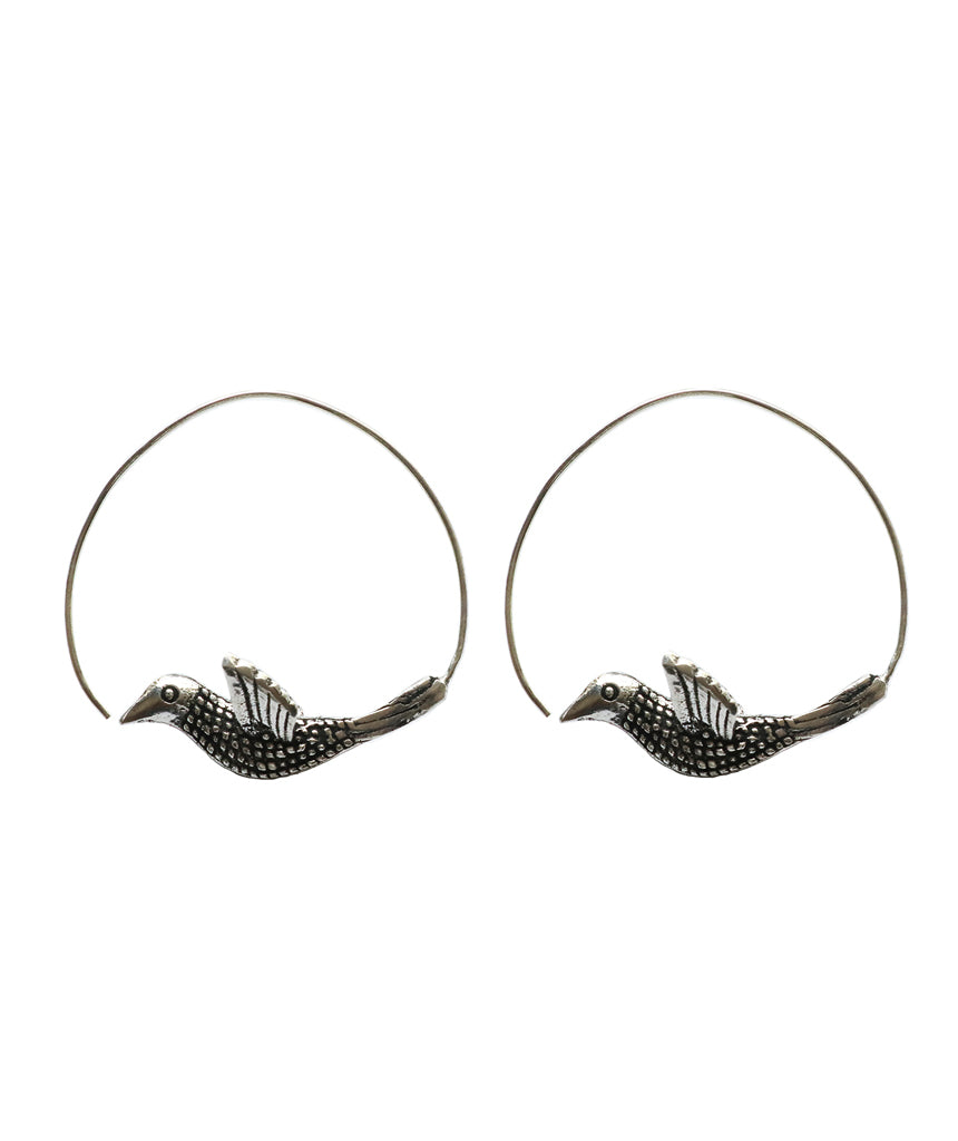 Flying Bird Statement Earrings