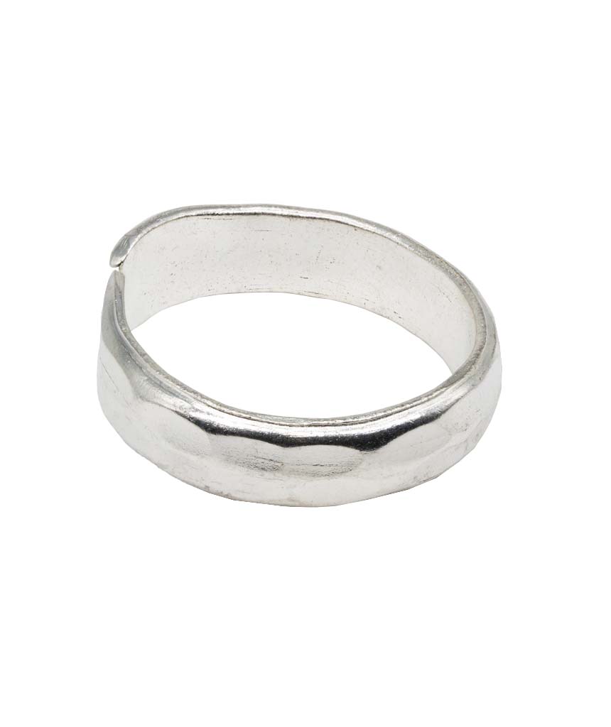 Silver Hammered Ring