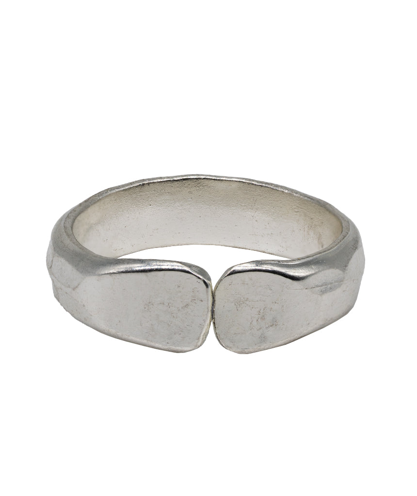 Silver Hammered Ring