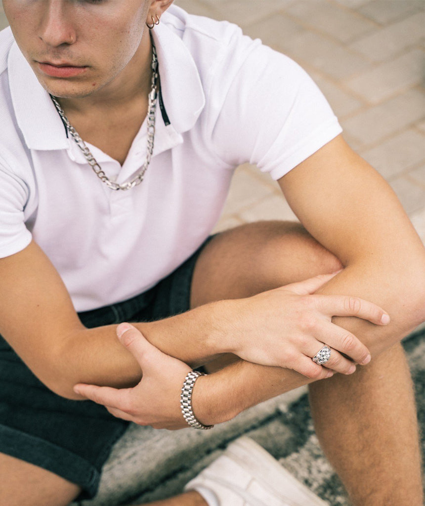 Premium Sterling Silver Chunky Skull Ring