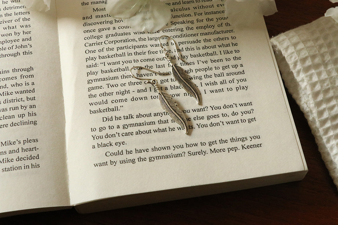 Mini Feather Earrings