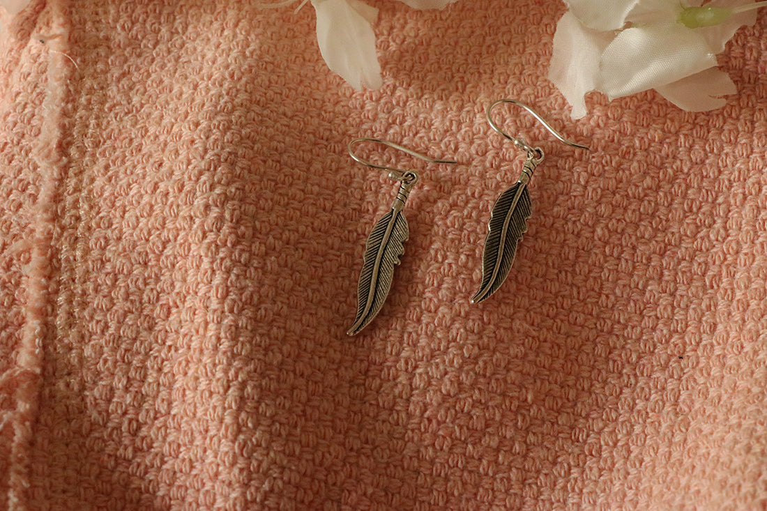 Mini Feather Earrings